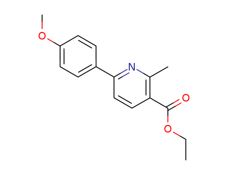 ETHYL 6-(4-METHOXYPHENYL)-2-METHYLPYRIDINE-3-CARBOXYLATE