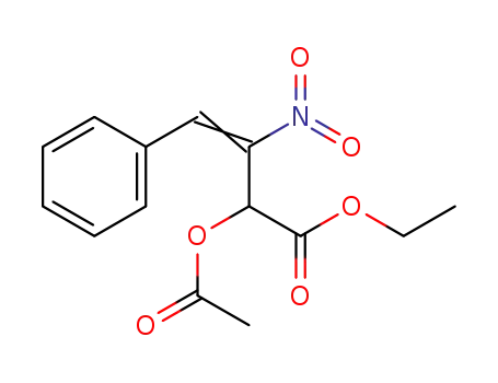 ethyl 2-acetoxy-3-nitro-4-phenylbut-3-enoate