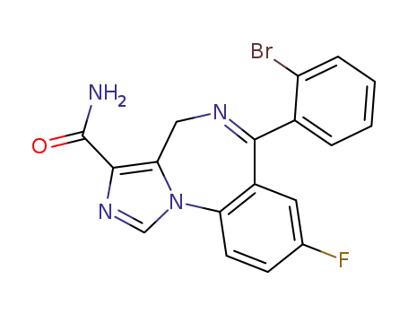 Molecular Structure of 151271-08-8 (imidazenil)