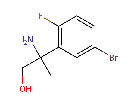 (RS)-2-amino-2-(5-bromo-2-fluoro-phenyl)-propan-1-ol