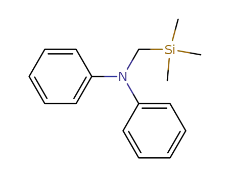 Molecular Structure of 33183-30-1 (Benzenamine, N-phenyl-N-[(trimethylsilyl)methyl]-)