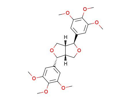 1H,3H-Furo[3,4-c]furan,tetrahydro-1,4-bis(3,4,5-trimethoxyphenyl)-, (1R,3aR,4S,6aR)- cas  24192-64-1