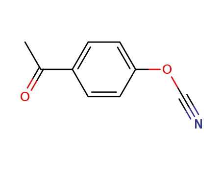 Molecular Structure of 1129-36-8 (Cyanic acid, 4-acetylphenyl ester (9CI))