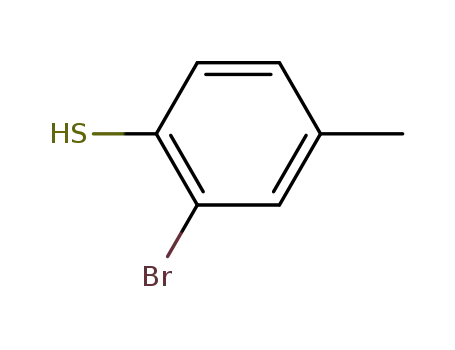Molecular Structure of 14395-53-0 (2-BROMO-4-METHYL-BENZOTHIOL)