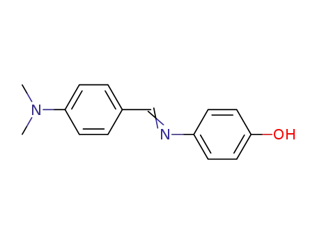 Molecular Structure of 3230-38-4 (4-({(E)-[4-(dimethylamino)phenyl]methylidene}amino)phenol)