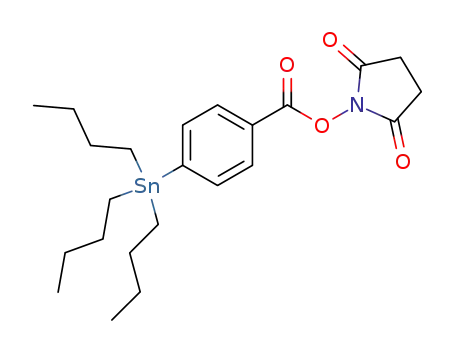N-succinimidyl 4-(tri-n-butylstannyl)benzoate