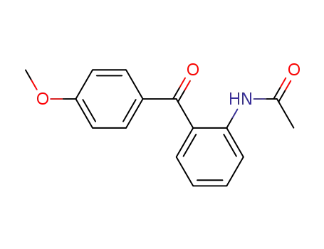 Molecular Structure of 36188-55-3 (N-[2-(4-methoxybenzoyl)phenyl]acetamide)