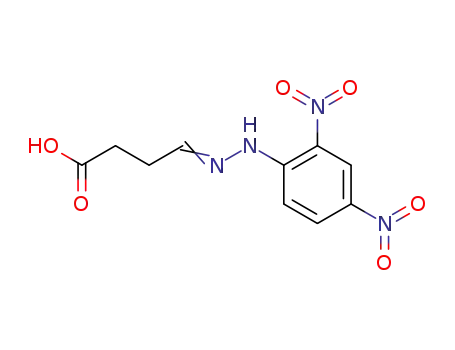 Molecular Structure of 4093-65-6 (4-(2,4-DINITROPHENYLHYDRAZONO)-BUTANOIC ACID)