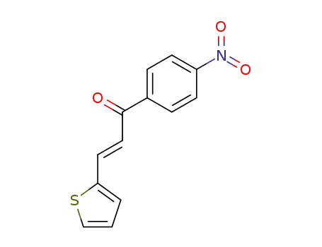 Molecular Structure of 6028-92-8 (1-(4-NITROPHENYL)-3-(2-THIENYL)-PROP-2-EN-1-ONE)