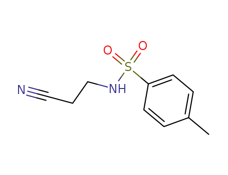 Molecular Structure of 2619-22-9 (N-(β-cyanoethyl)-p-toluenesulfonamide)