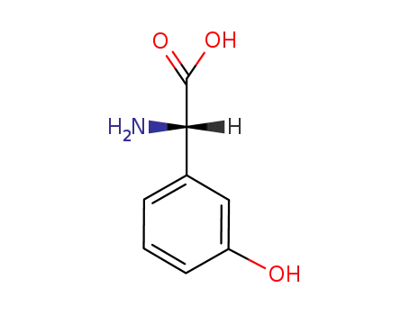 Molecular Structure of 71301-82-1 ((S)-3-HYDROXYPHENYLGLYCINE)