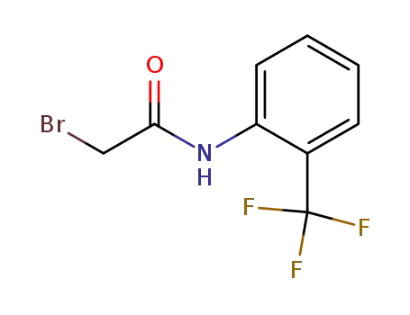 Molecular Structure of 2557-04-2 (Acetamide, 2-bromo-N-[2-(trifluoromethyl)phenyl]-)