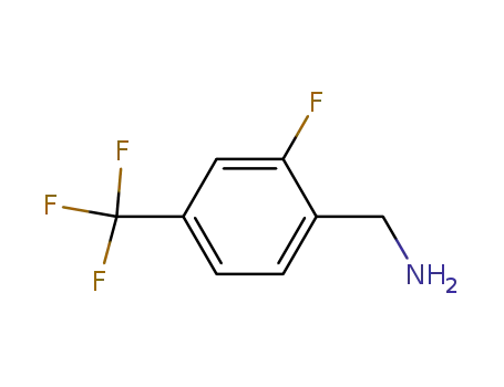 Molecular Structure of 239087-05-9 (2-FLUORO-4-(TRIFLUOROMETHYL)BENZYLAMINE)