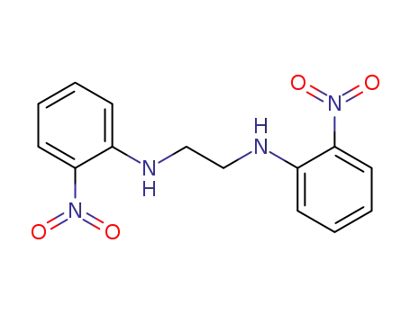 Molecular Structure of 5431-37-8 (N,N-bis(2-nitrophenyl)ethane-1,2-diamine)