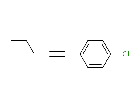 Benzene, 1-chloro-4-(1-pentynyl)-