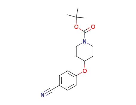 tert-Butyl 4-(4-cyanophenoxy)piperidine-1-carboxylate 333954-86-2