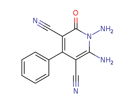 1,6-diamino-2-oxo-4-phenyl-1,2-dihydropyridine-3,5-dicarbonitrile