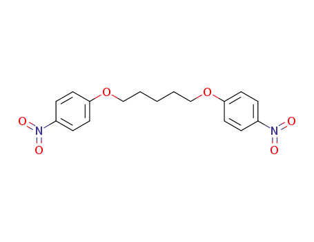 Molecular Structure of 14467-60-8 (Benzene, 1,1'-[1,5-pentanediylbis(oxy)]bis[4-nitro-)