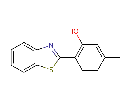 Molecular Structure of 56048-54-5 (2-(2-BENZOTHIAZOLYL)-5-METHYLPHENOL)