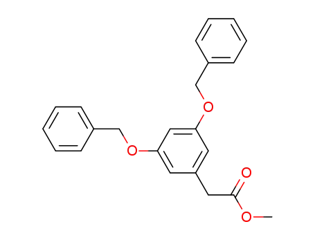 methyl 2-(3,5-bis(benzyloxy)-2-formylphenyl)acetate