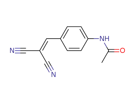 Molecular Structure of 26088-79-9 (2-(4-Acetamidobenzylidene)malononitrile)