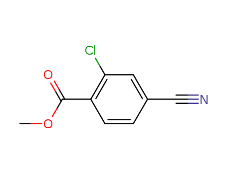 메틸 2- 클로로 -4- 시아 노 벤조 에이트