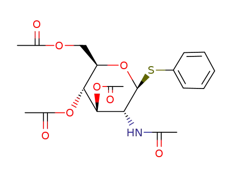 phenyl 2-acetamido-3,4,6-tri-O-acetyl-1,2-di-deoxy-1-thio-β-D-glucopyranoside