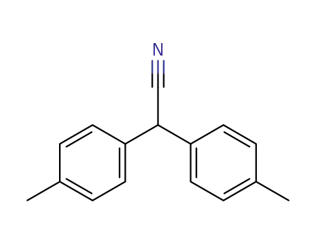 Molecular Structure of 92962-16-8 (bis(4-methylphenyl)acetonitrile)