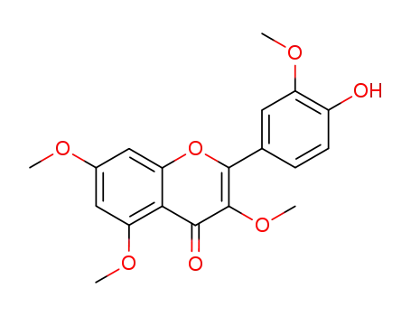 4H-1-Benzopyran-4-one,
2-(4-hydroxy-3-methoxyphenyl)-3,5,7-trimethoxy-