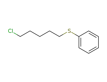 Molecular Structure of 14633-28-4 (Benzene, [(5-chloropentyl)thio]-)