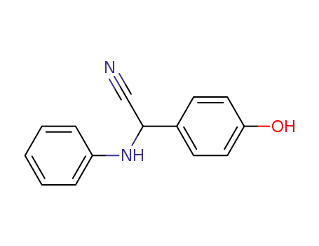 (4-Hydroxy-phenyl)-phenylamino-acetonitrile