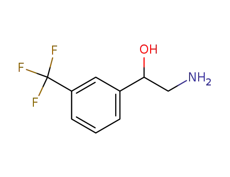 Molecular Structure of 21172-28-1 (2-Amino-1-[3-(trifluoromethyl)phenyl]ethanol)