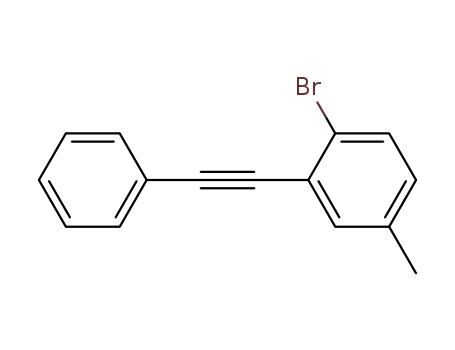 1-bromo-2-(phenylethynyl)-4-methylbenzene