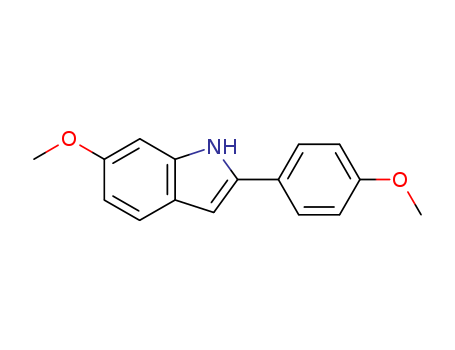 1H-Indole, 6-methoxy-2-(4-methoxyphenyl)-