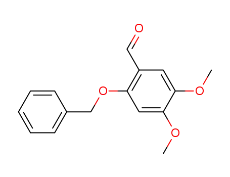 Molecular Structure of 14382-86-6 (2-BENZYLOXY-4,5-DIMETHOXYBENZALDEHYDE)