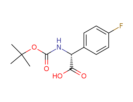 (R)-2-((tert-Butoxycarbonyl)amino)-2-(4-fluorophenyl)acetic acid