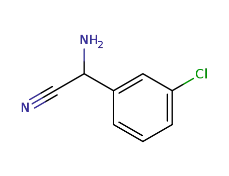 Molecular Structure of 93554-79-1 (amino(3-chlorophenyl)acetonitrile)