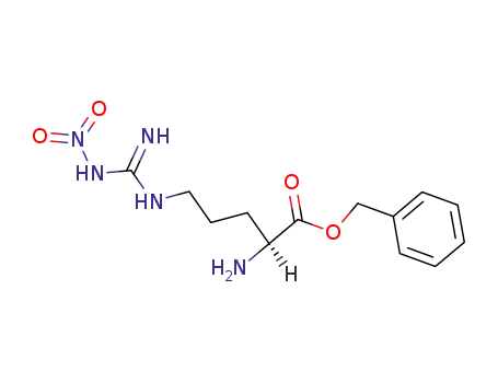 Molecular Structure of 7672-27-7 (N-OMEGA-NITRO-L-ARGININE BENZYL ESTER P&)