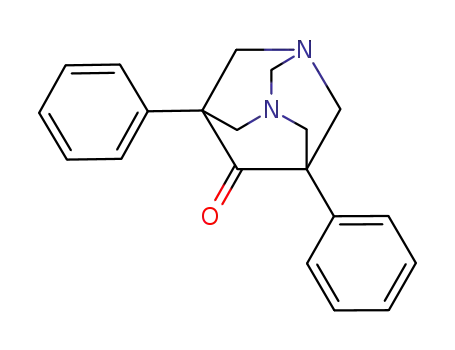 Molecular Structure of 19066-35-4 (5,7-Diphenyl-1,3-diazatricyclo[3.3.1.13,7]decan-6-one)