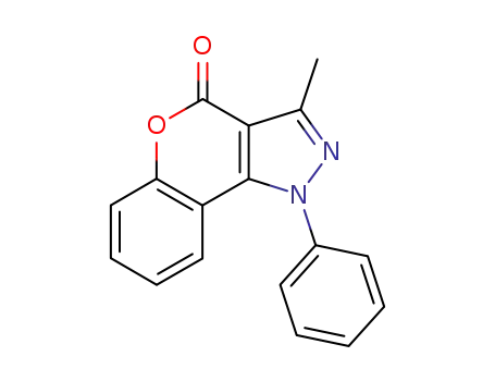 [1]Benzopyrano[4,3-c]pyrazol-4(1H)-one, 3-methyl-1-phenyl-