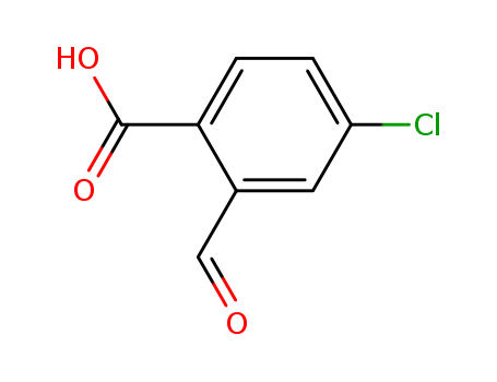 Benzoic acid, 4-chloro-2-formyl-