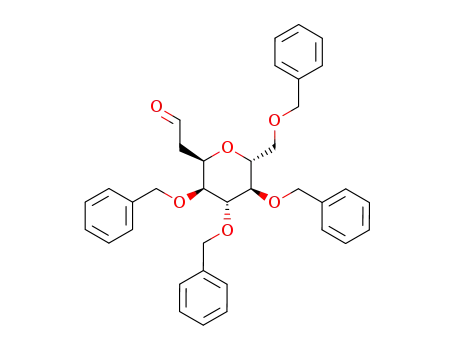 2-{(2R,3S,4R,5R,6R)-3,4,5-tris(benzyloxy)-6-[(benzyloxy)methyl] tetrahydro-2H-pyran-2-yl}acetaldehyde