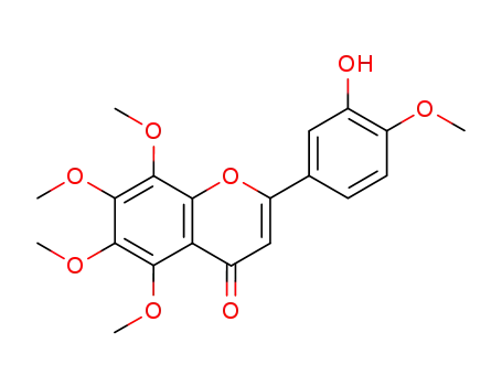 2-(3-Hydroxy-4-methoxyphenyl)-5,6,7,8-tetramethoxychromen-4-one