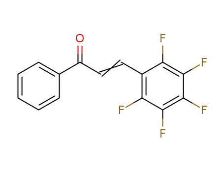 Molecular Structure of 54081-32-2 (3-(pentafluorophenyl)-1-phenylprop-2-en-1-one)