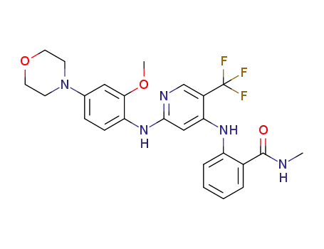 2-[[2-(2-メトキシ-4-モルホリン-4-イルフェニル)アミノ-5-(トリフルオロメチル)ピリジン-4-イル]アミノ]-N-メチルベンズアミド