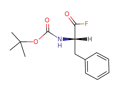 Molecular Structure of 133010-06-7 (Carbamic acid, [(1S)-2-fluoro-2-oxo-1-(phenylmethyl)ethyl]-,
1,1-dimethylethyl ester)