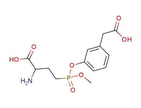 DL-2-amino-4-[(RSp)-(3-carboxymethylphenoxy) (methoxy)phosphoryl]butanoic acid