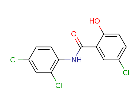 Benzamide,5-chloro-N-(2,4-dichlorophenyl)-2-hydroxy- cas  6137-47-9