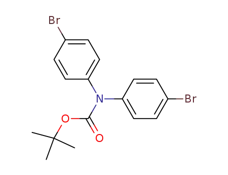 Molecular Structure of 197144-27-7 (4,4’-dibromo-N-(tert-butoxycarbonyl)phenylaniline)