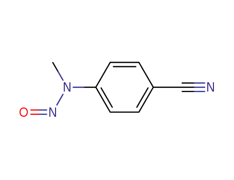 Molecular Structure of 18600-48-1 (Benzonitrile, 4-(methylnitrosoamino)-)